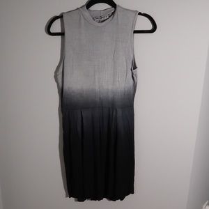 Lock & Love Ombre Black and Gray Dress